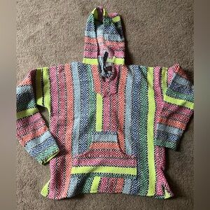 Multicolor Geometric Pattern Hoodie